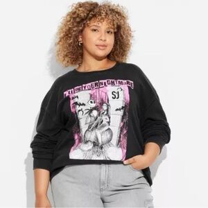 NWT Women's Nightmare Before Christmas I'll Be Your Nightmare Graphic Sweatshirt
